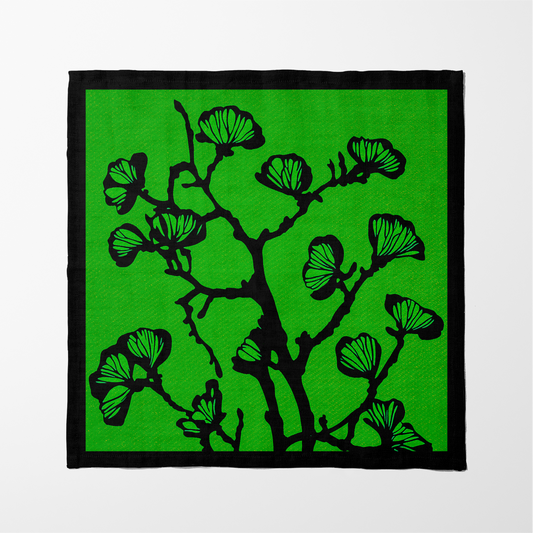 Nature's Calligraphy Napkin in Mantis