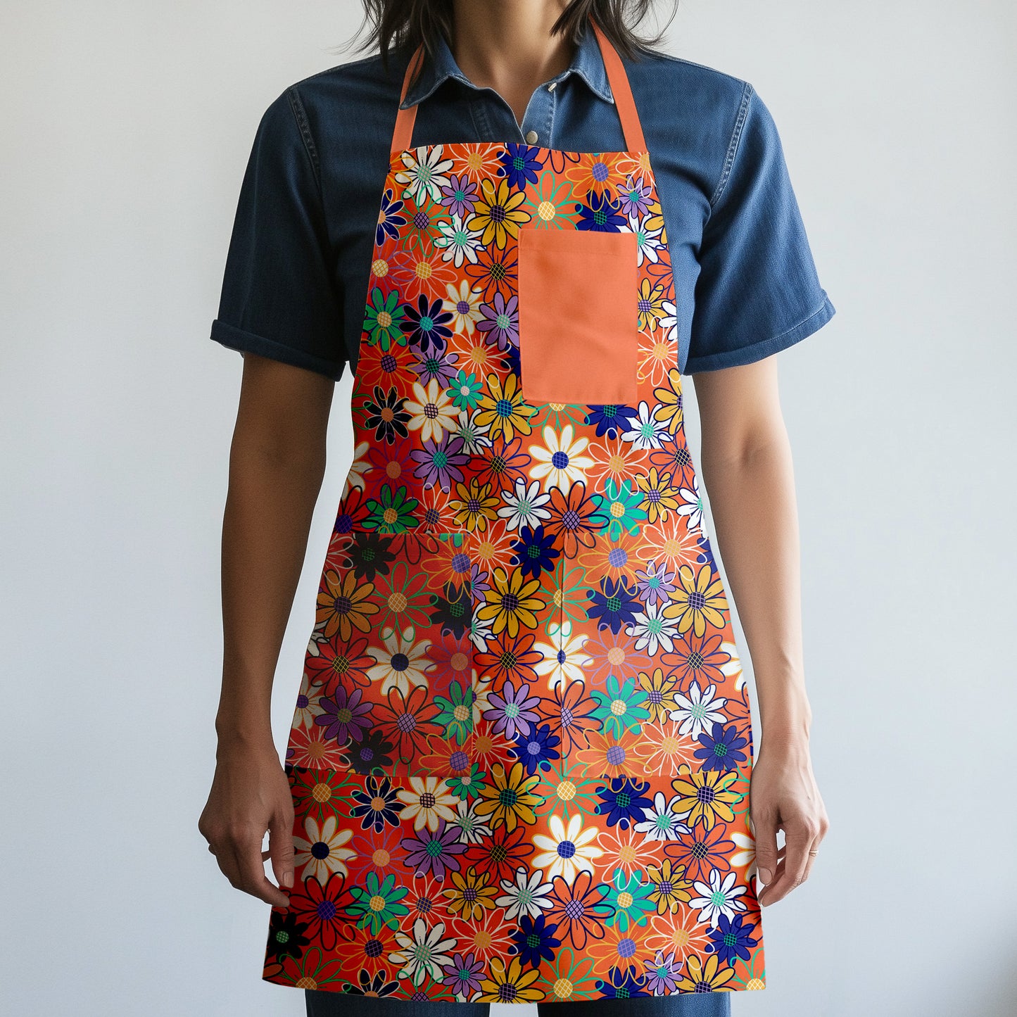 Bright Bloom Apron