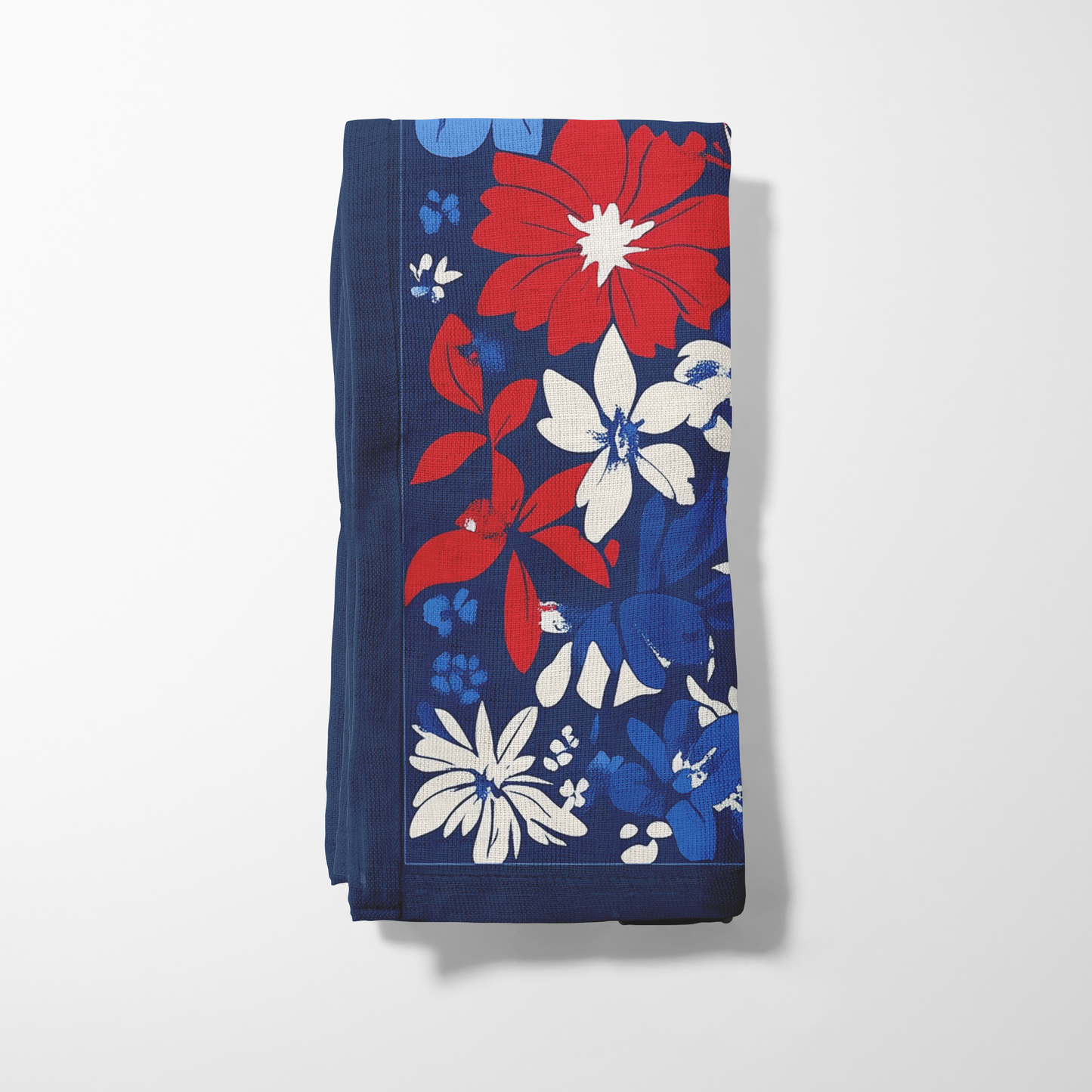 Red, White & Bloom Floral Napkin
