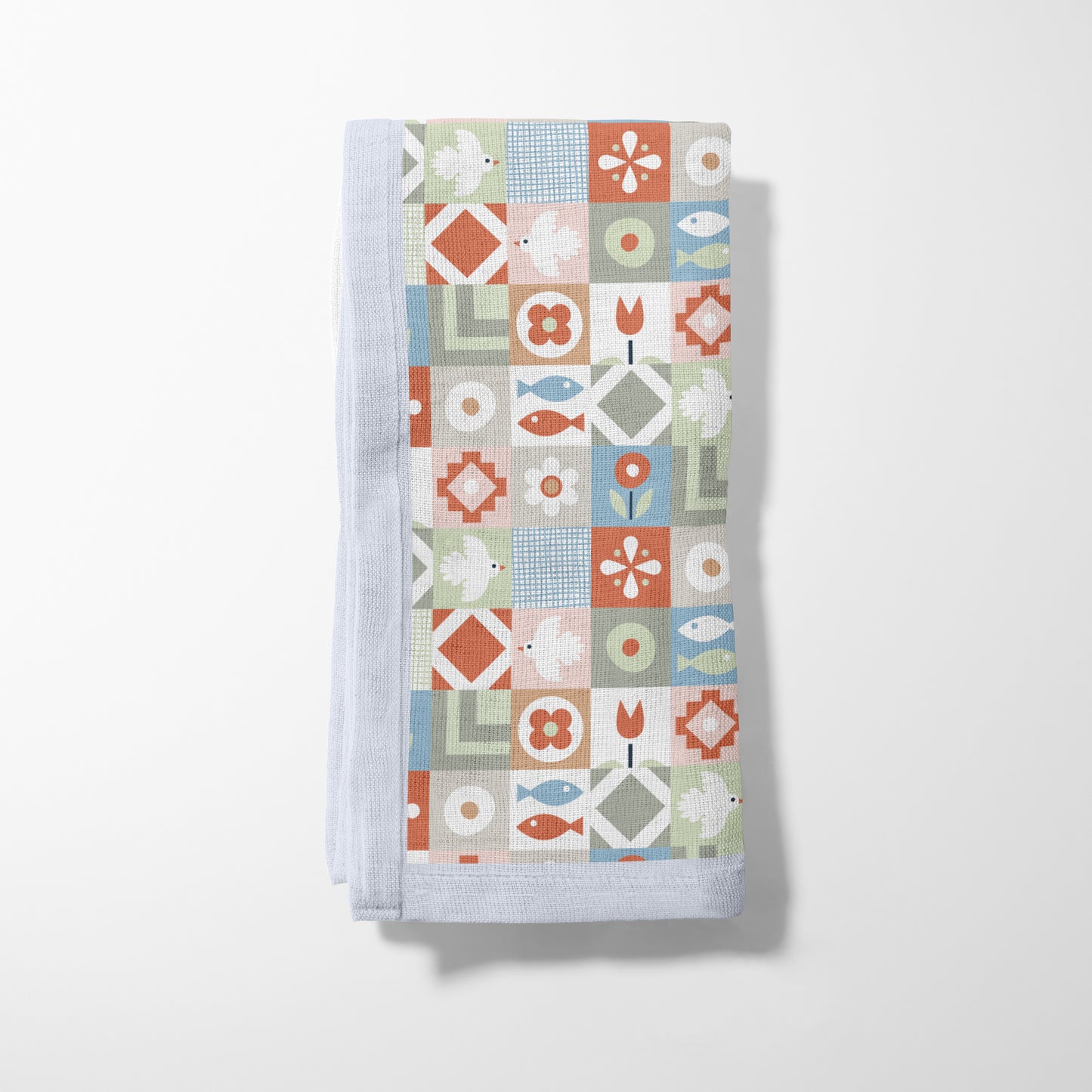 Scandinavian Quilt Napkin