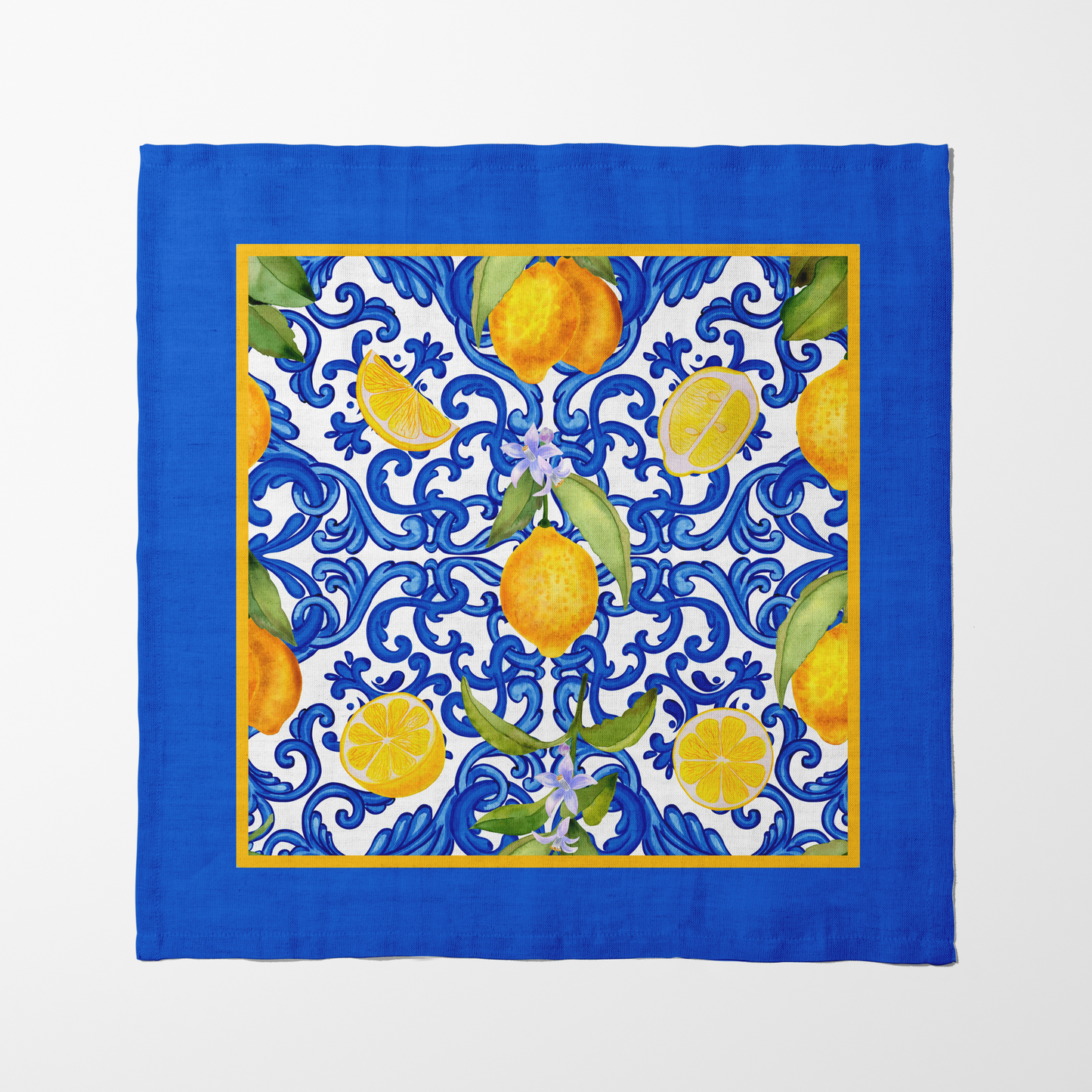 Blue & Lemon Napkin