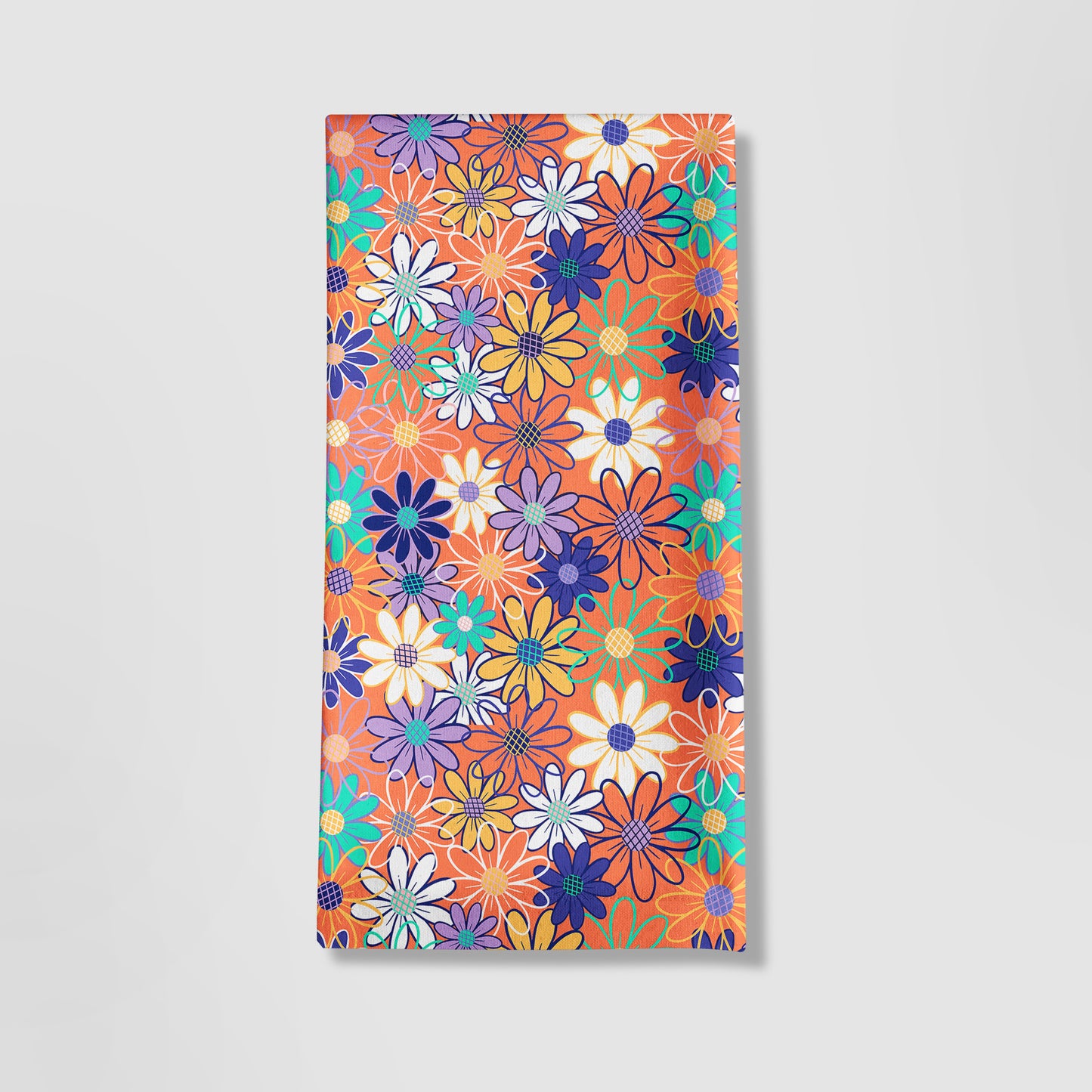 Bright Bloom Tea Towel