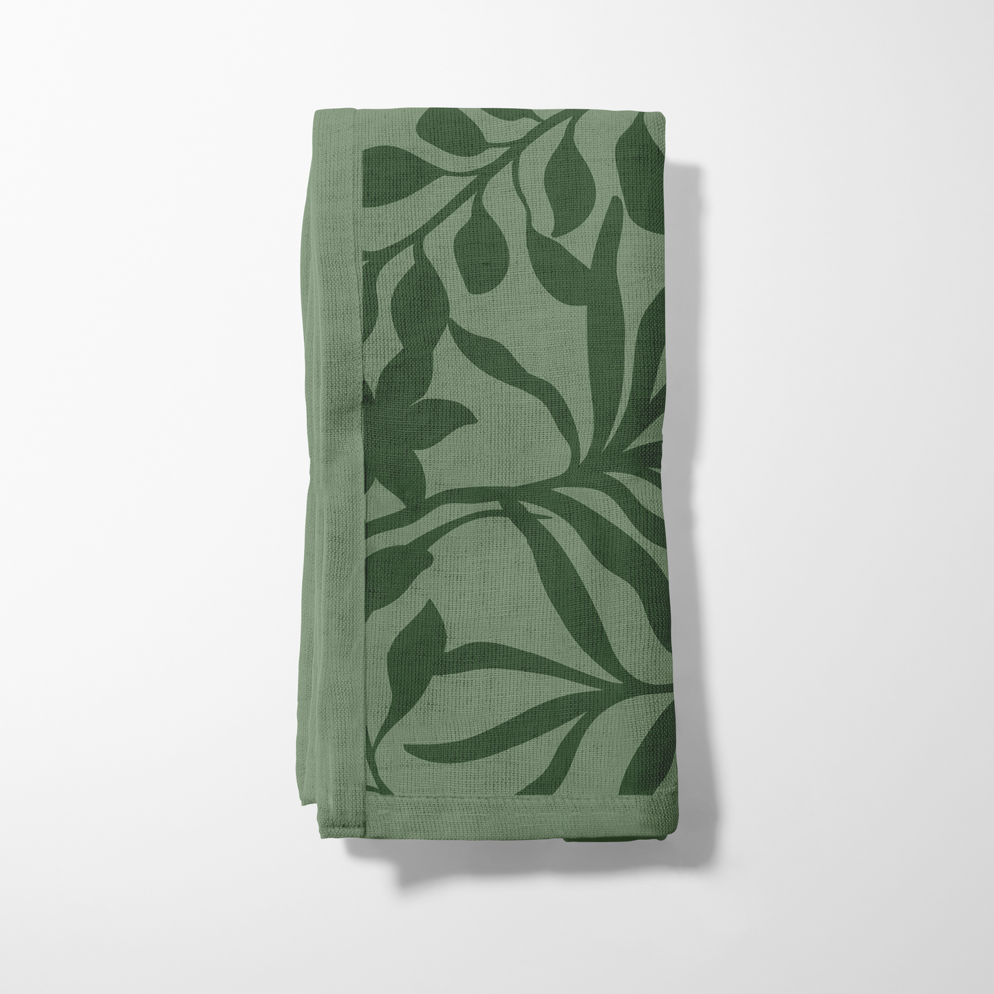Figi Floral Napkin in Mid Summer Hike in Organic Cotton Voile