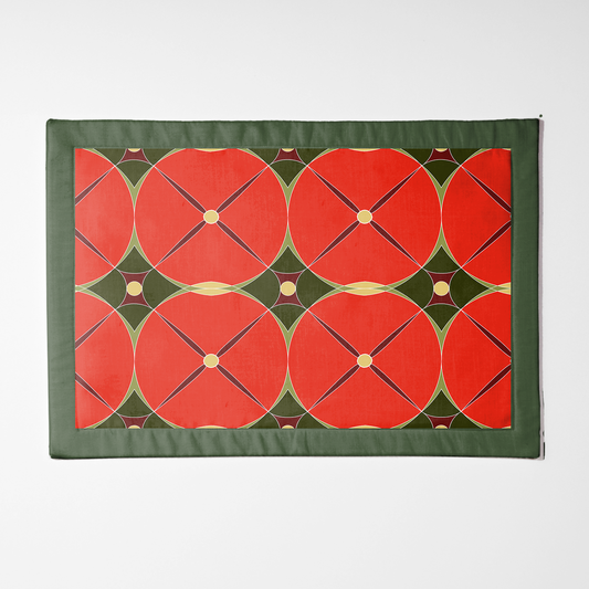 Holiday Abstract Placemat in Full Color