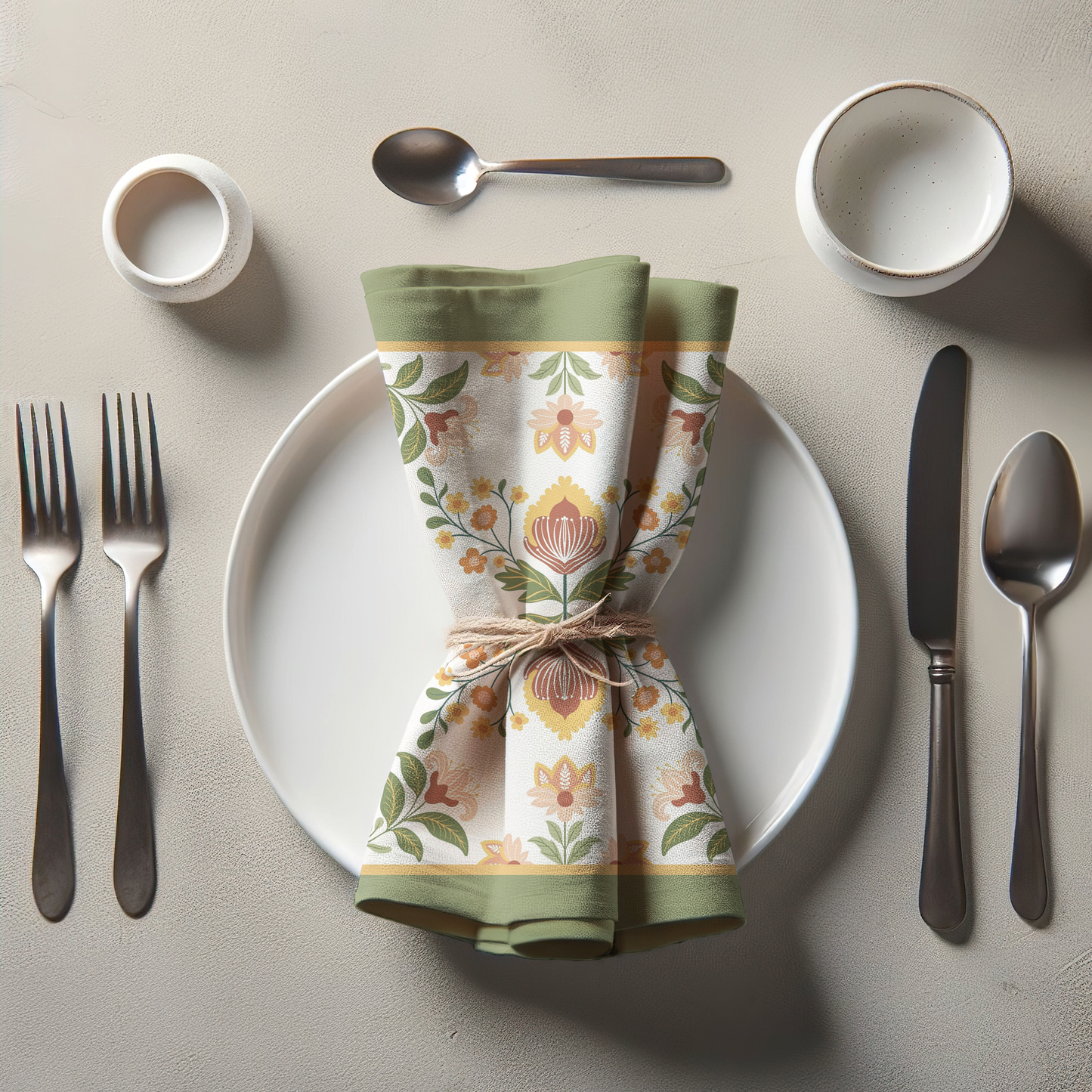 Olive Blossom Napkin
