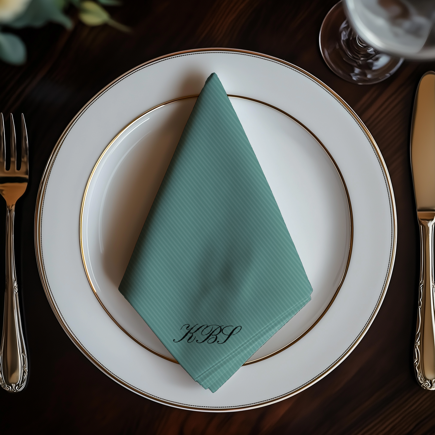 ONE Classic Napkin in Blue