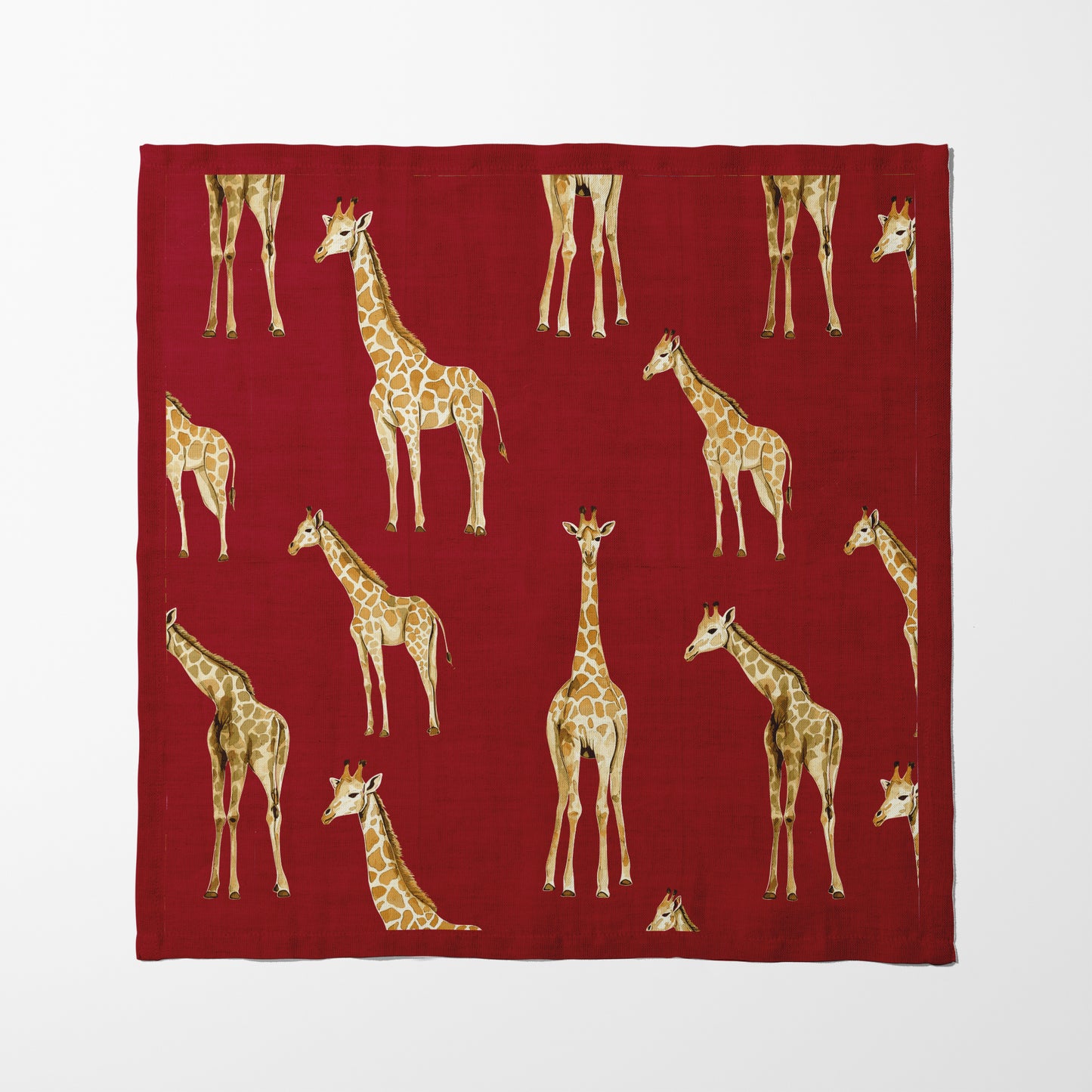 Nakpin - Giraffes in Rich Red