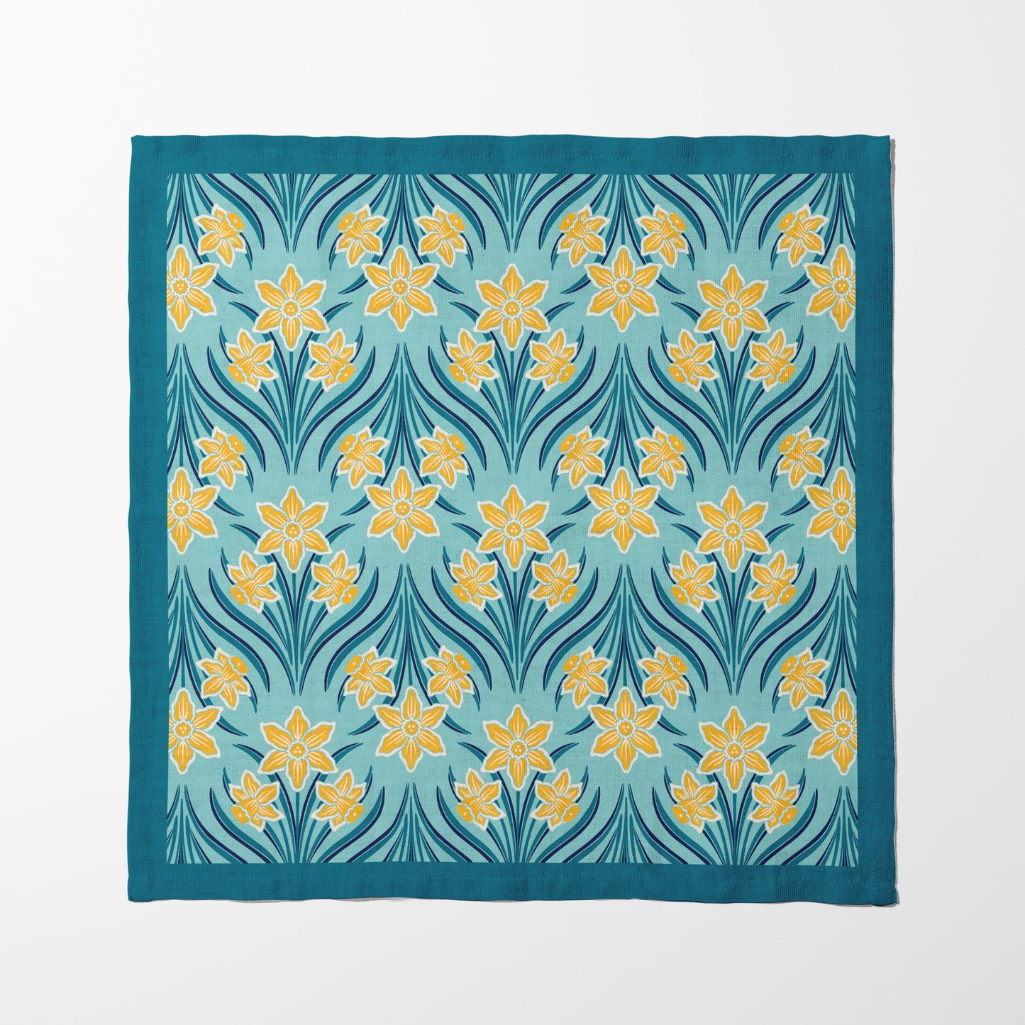 Dancing Daffodils Napkin in Lightweight Linen