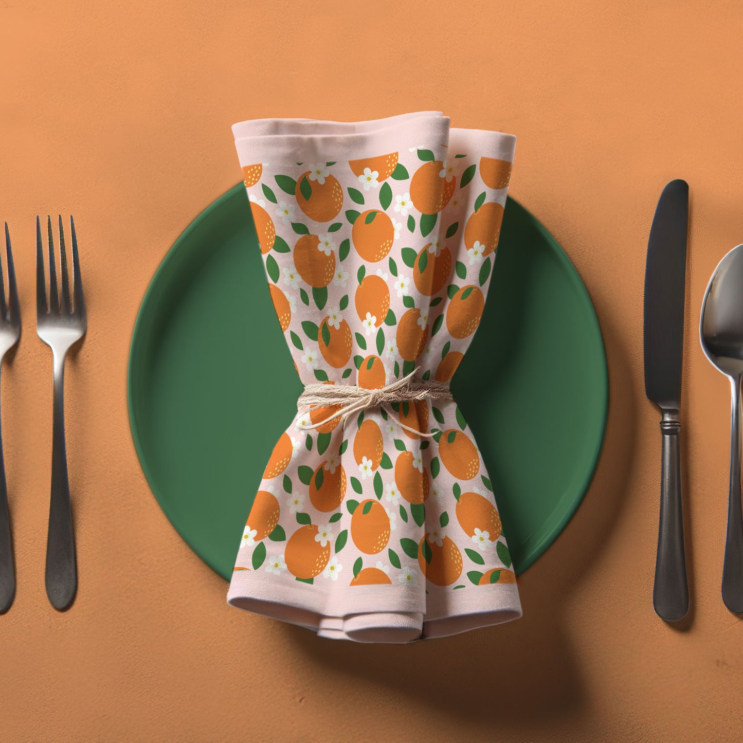 Orange Blossom - Organic Cotton Voile