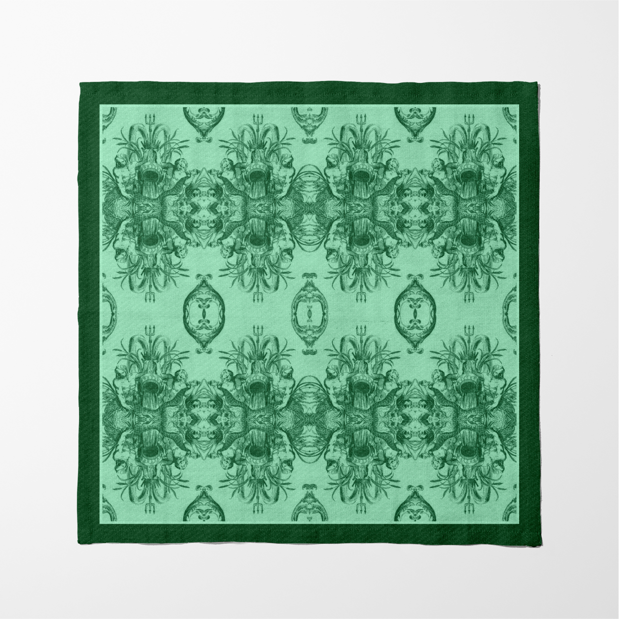 Neptune's Court Napkin in Marimo Green