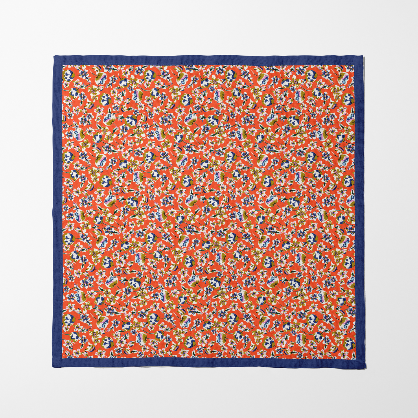 Mini Georgia Blossoms Napkin in Organic Cotton Voile