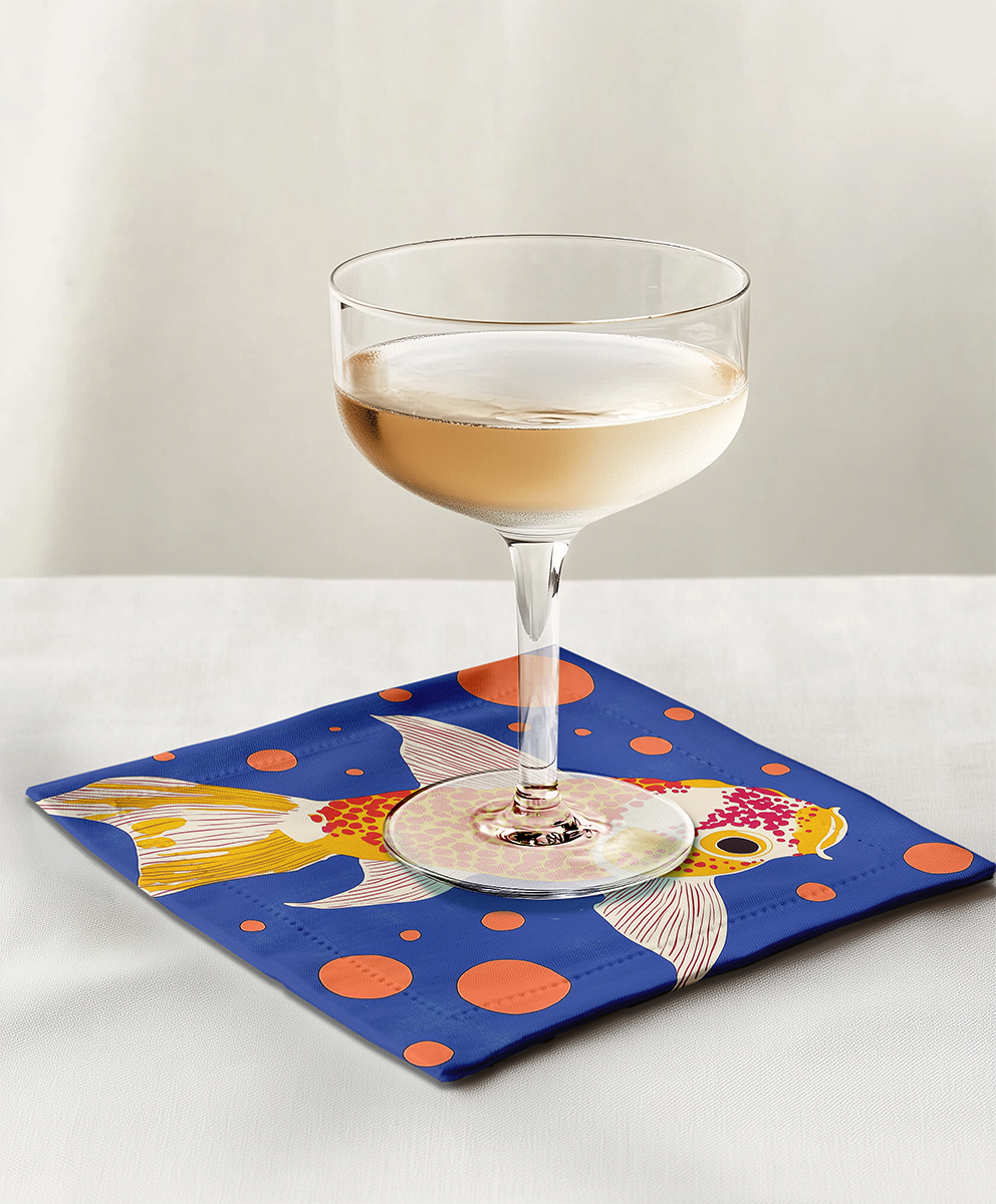 Magic Fish Cocktail Napkin