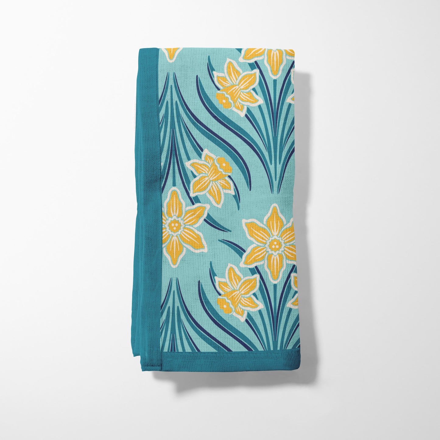 Dancing Daffodils Napkin in Lightweight Linen
