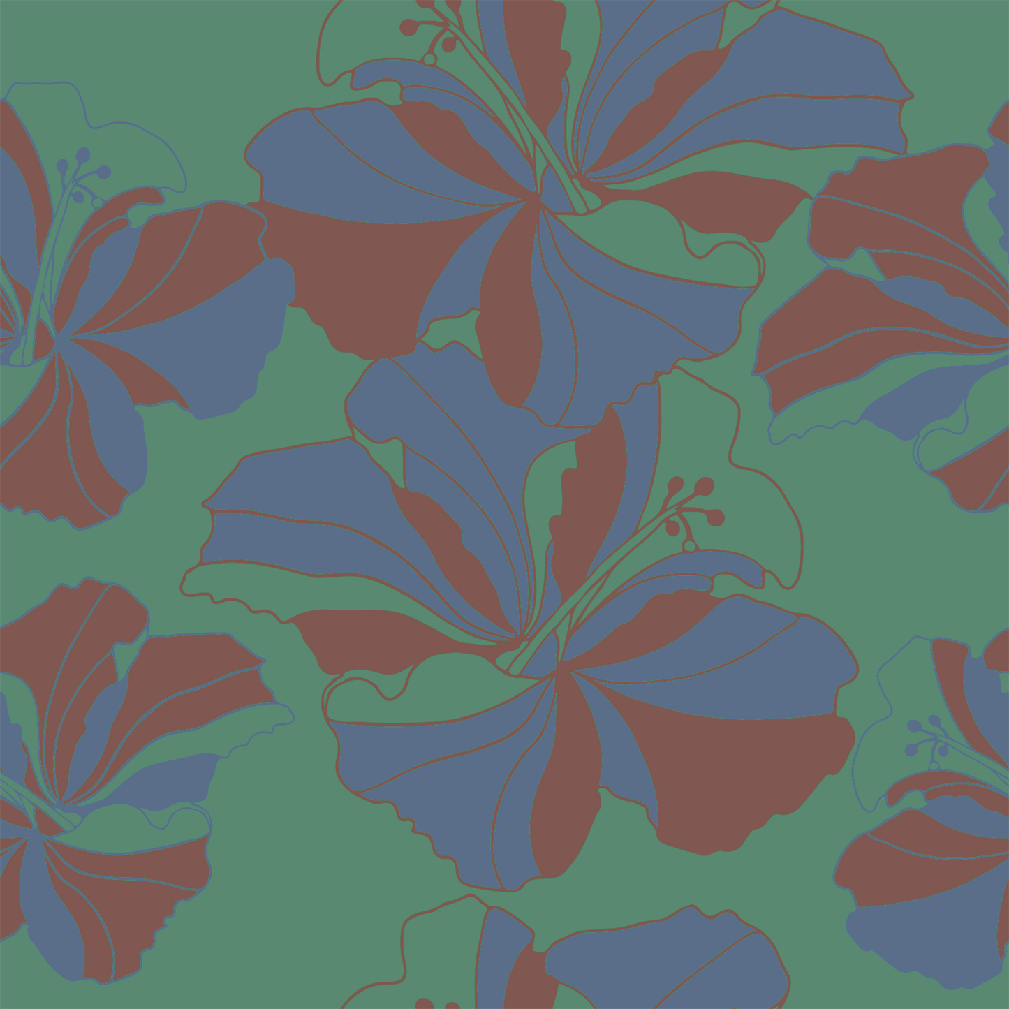 Tropical Cayena Full Chef Apron in Green in Mid Weight Cotton Twill