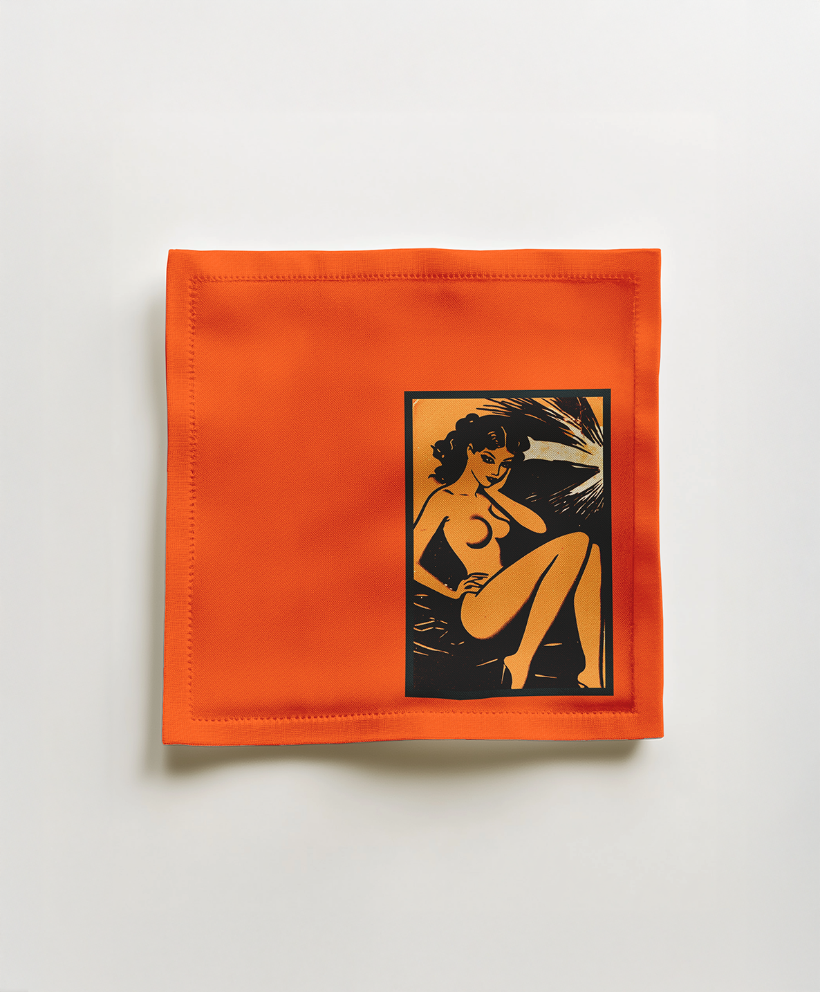 Strike a Pose Napkin in Fiona Flame