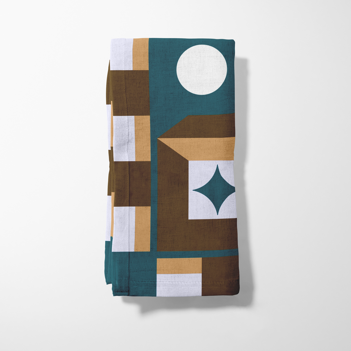 Teal Oporto Napkin in Lightweight Linen