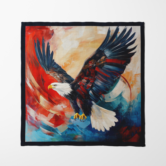 Flying Bald Eagle Napkin