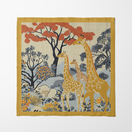Serene Safari Napkin in Gilded Honey