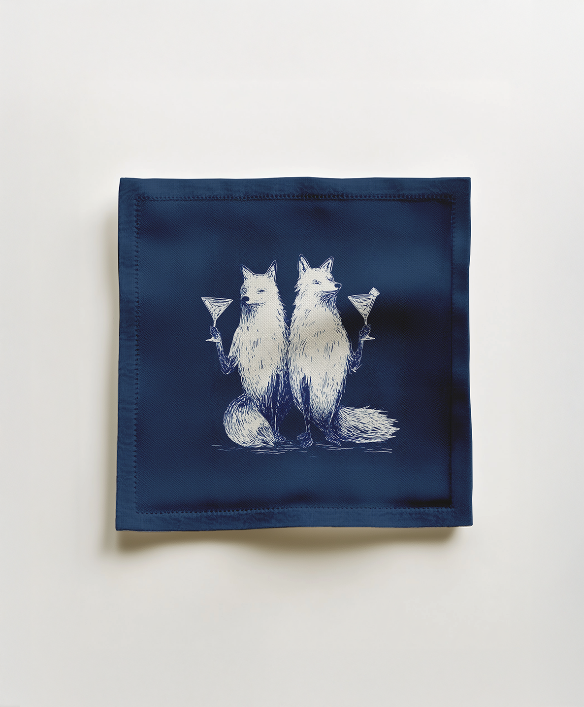 Fox Trot Cocktail Napkin
