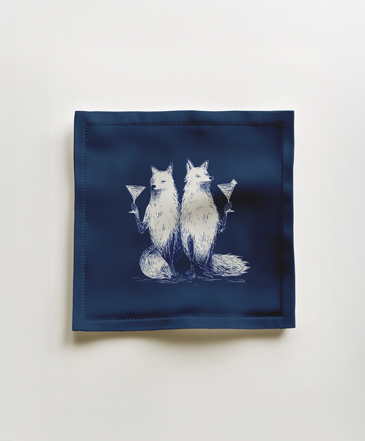 Fox Trot Cocktail Napkin