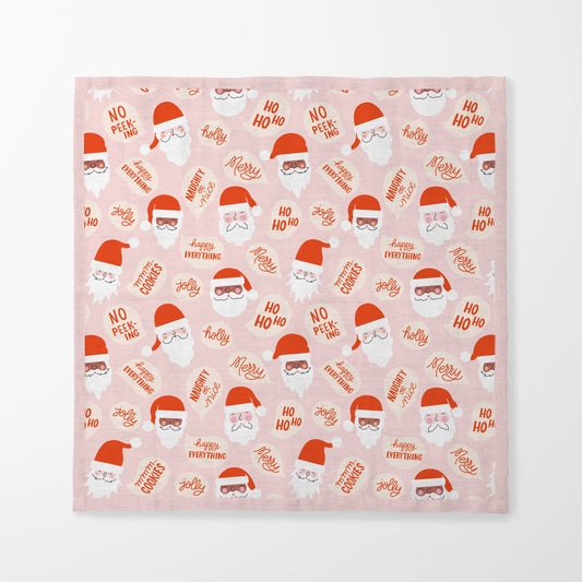 Santas Thoughts - Organic Cotton Voile