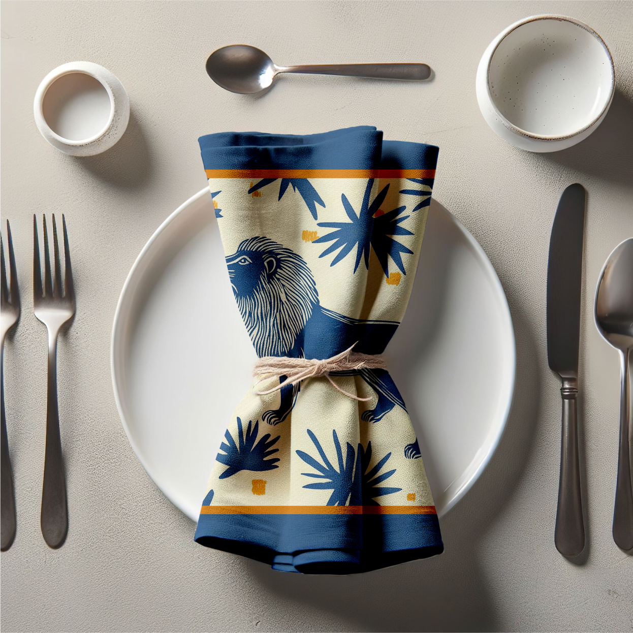 Leo Napkin in Hero Navy