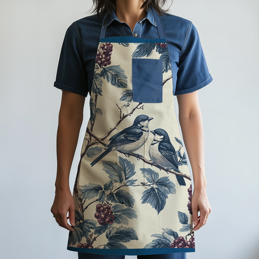 Antique Sparrow Apron in Heritage Navy