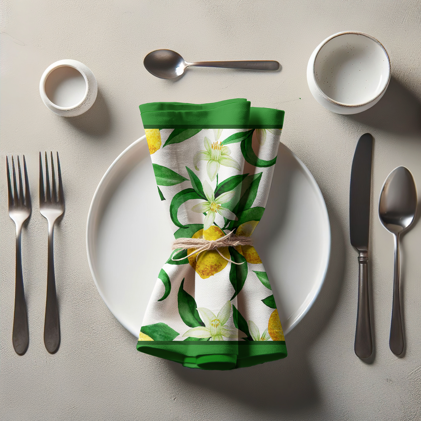 Golden Lemon Napkin