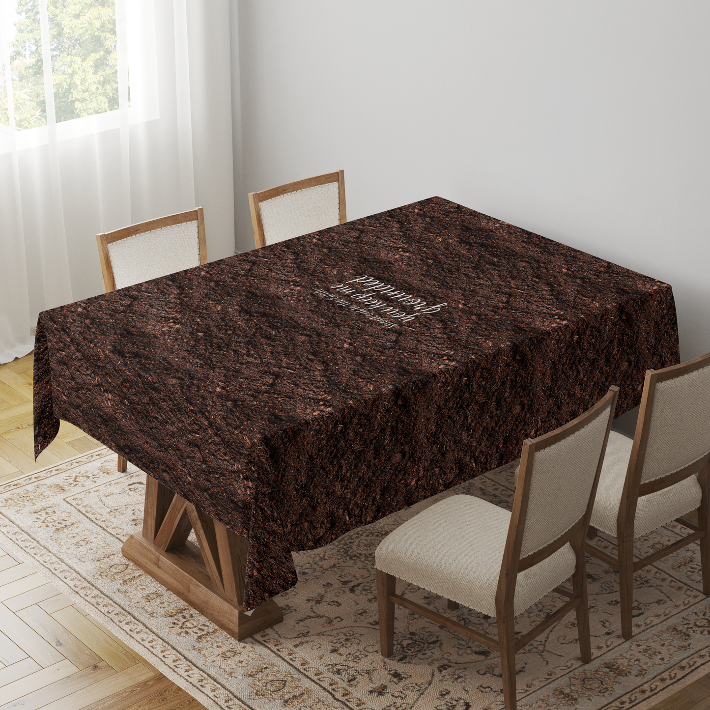 You Keep Me Grounded Tablecloth