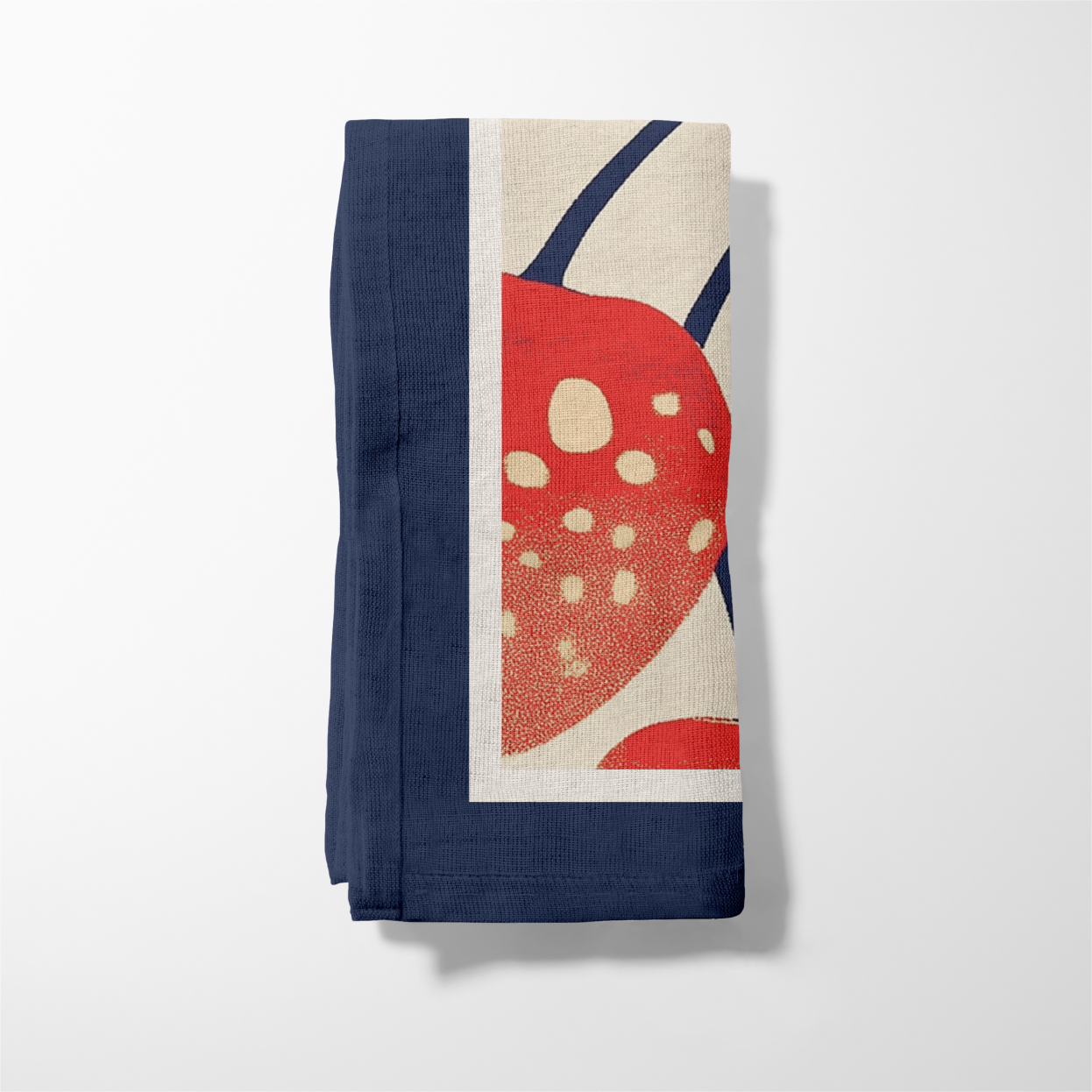 Gooseberry Napkin in Bold Red