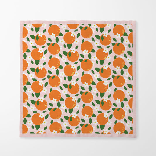 Orange Blossom - Organic Cotton Voile