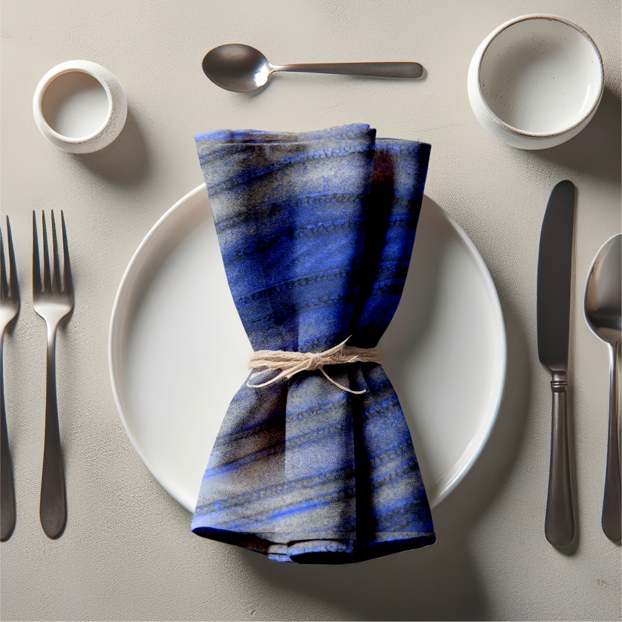 Natatorial Napkin in Atlantic Blue