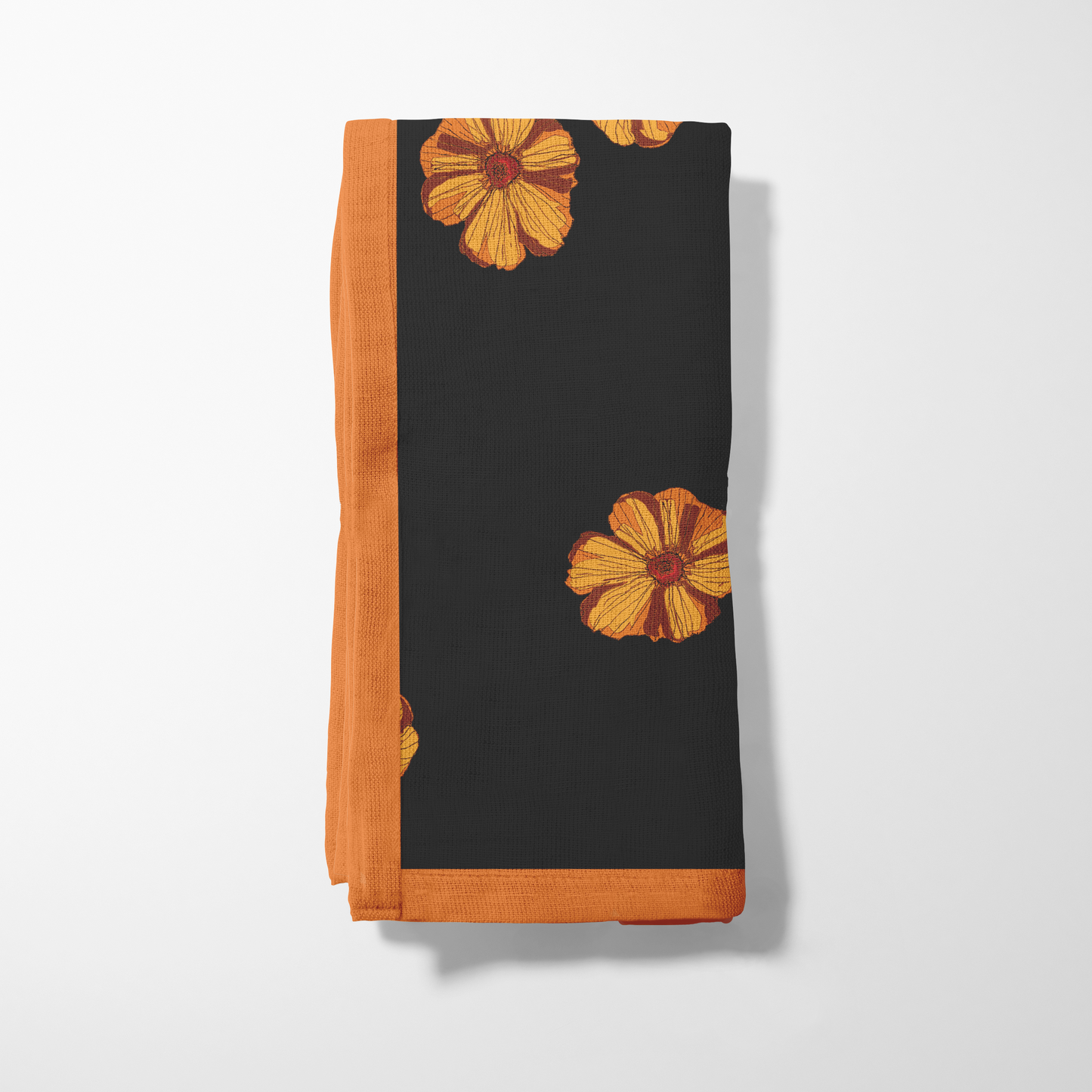 Black Poppies Napkin
