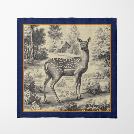 Doe Toile Napkin in Vintage Classic