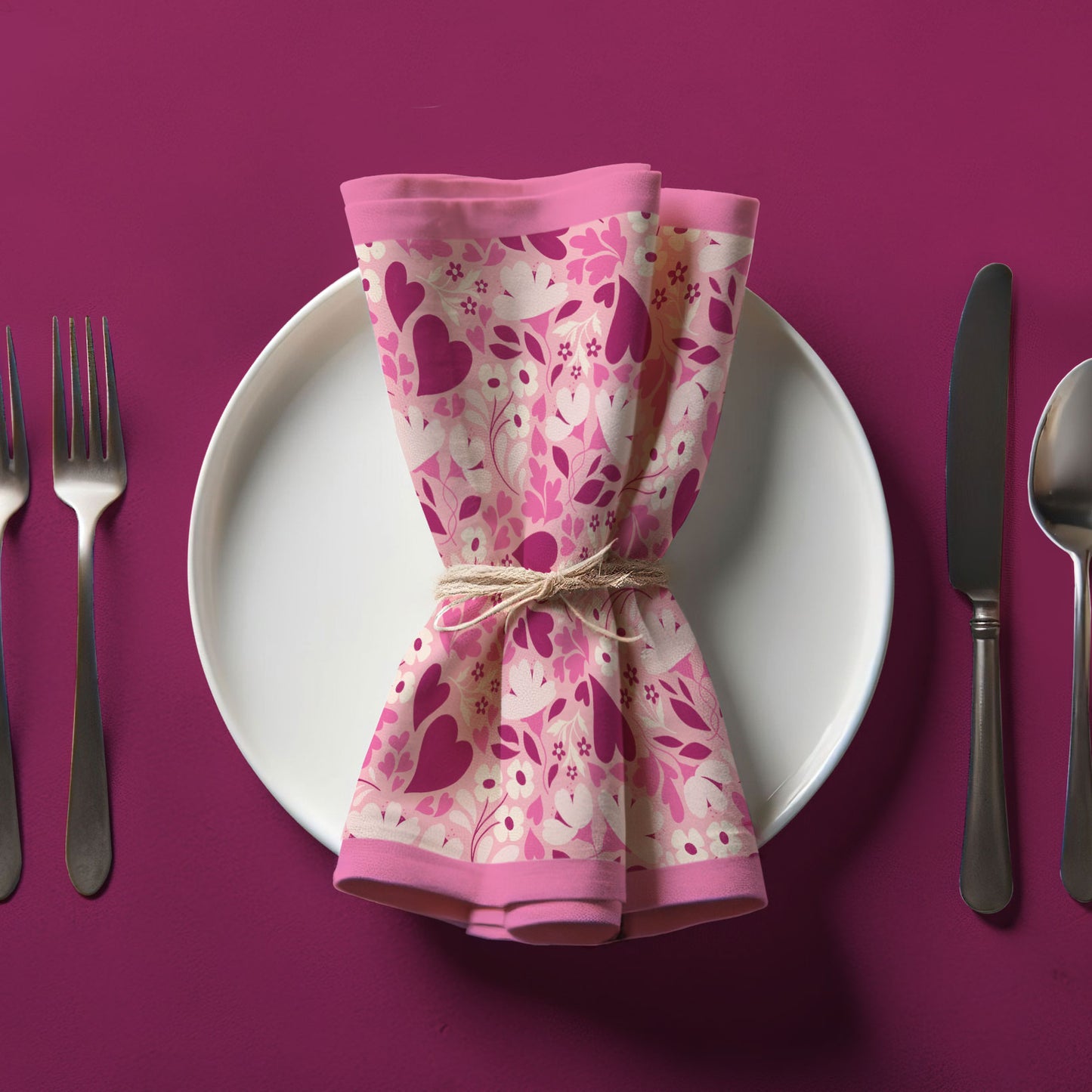 Purple in Love - Organic Cotton Voile