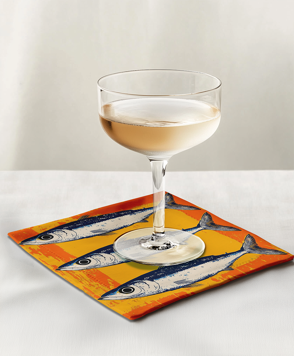 Portuguese Sardine Cocktail Napkin
