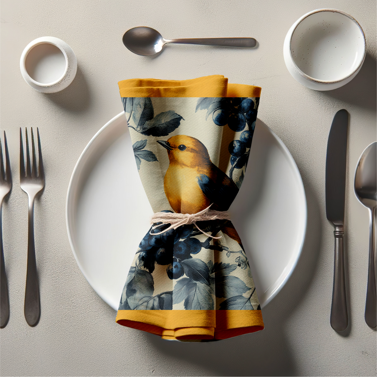 Canary's Harvest Napkin in Vintage Classic
