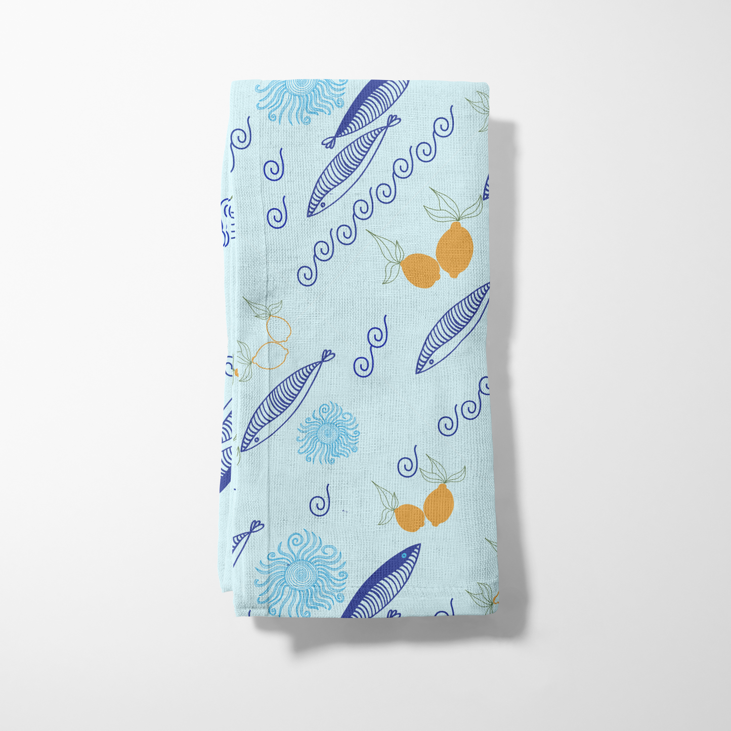 Fish & Lemon Napkin