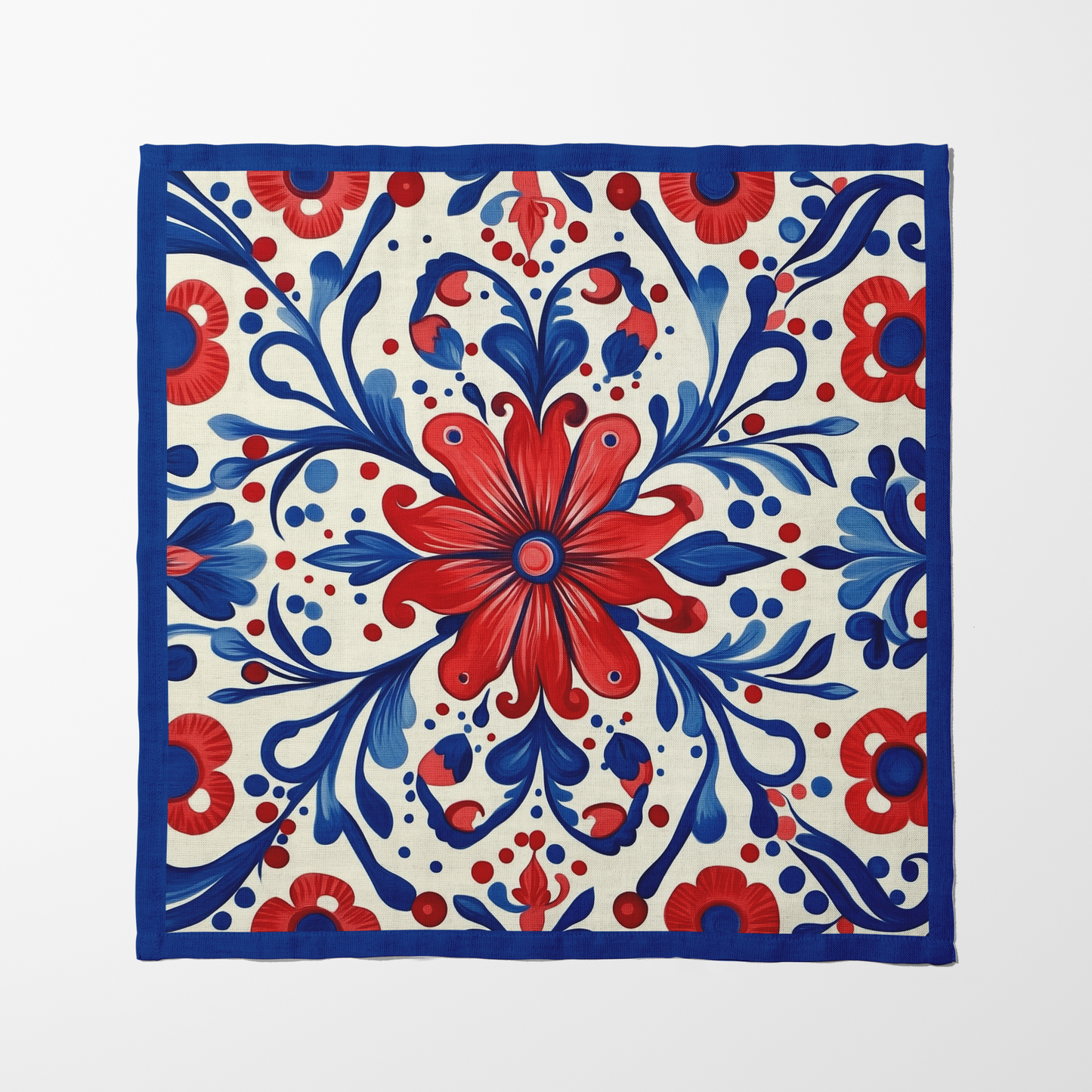 Red, White & Bloom Floral Napkin