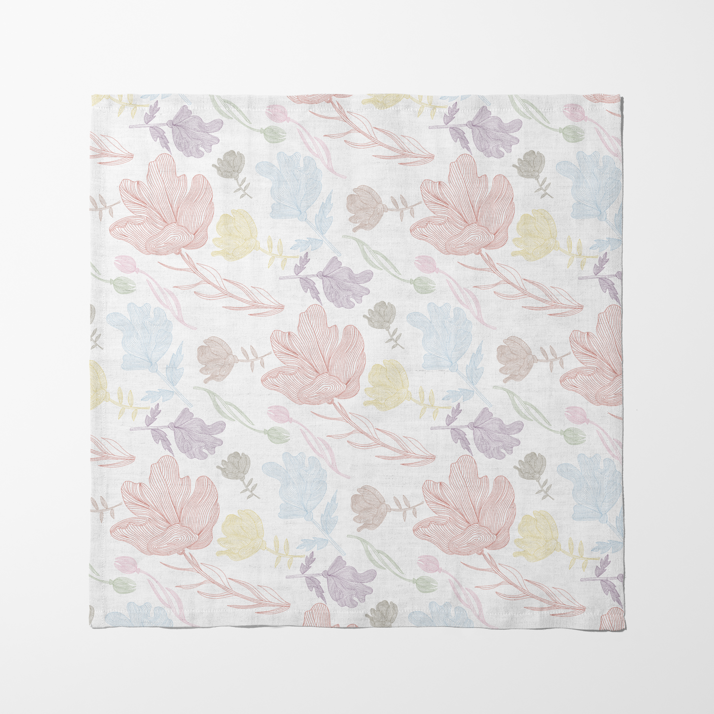 Summer Flowers Napkin in Multi Color
