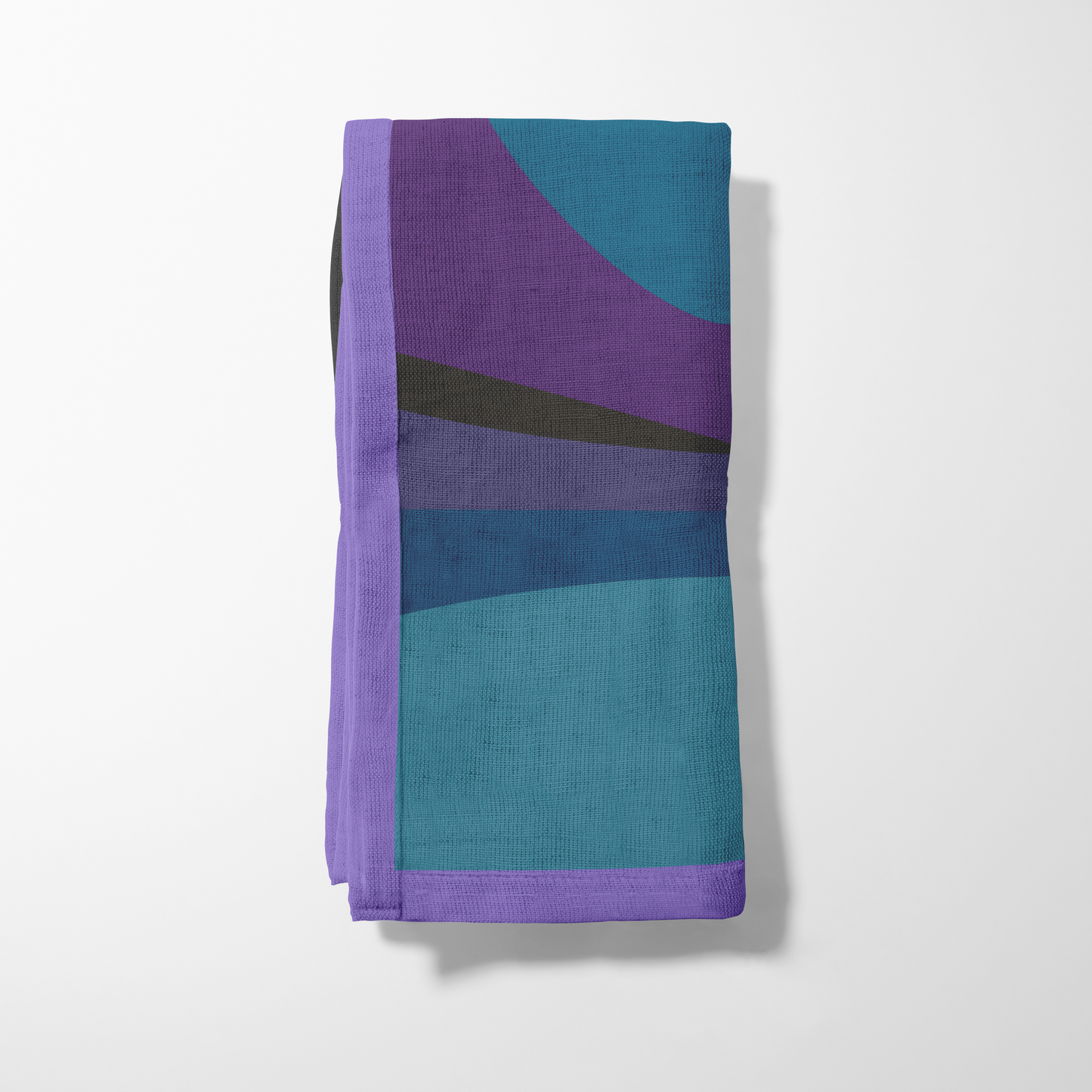 Big Shapes Napkin in Blue