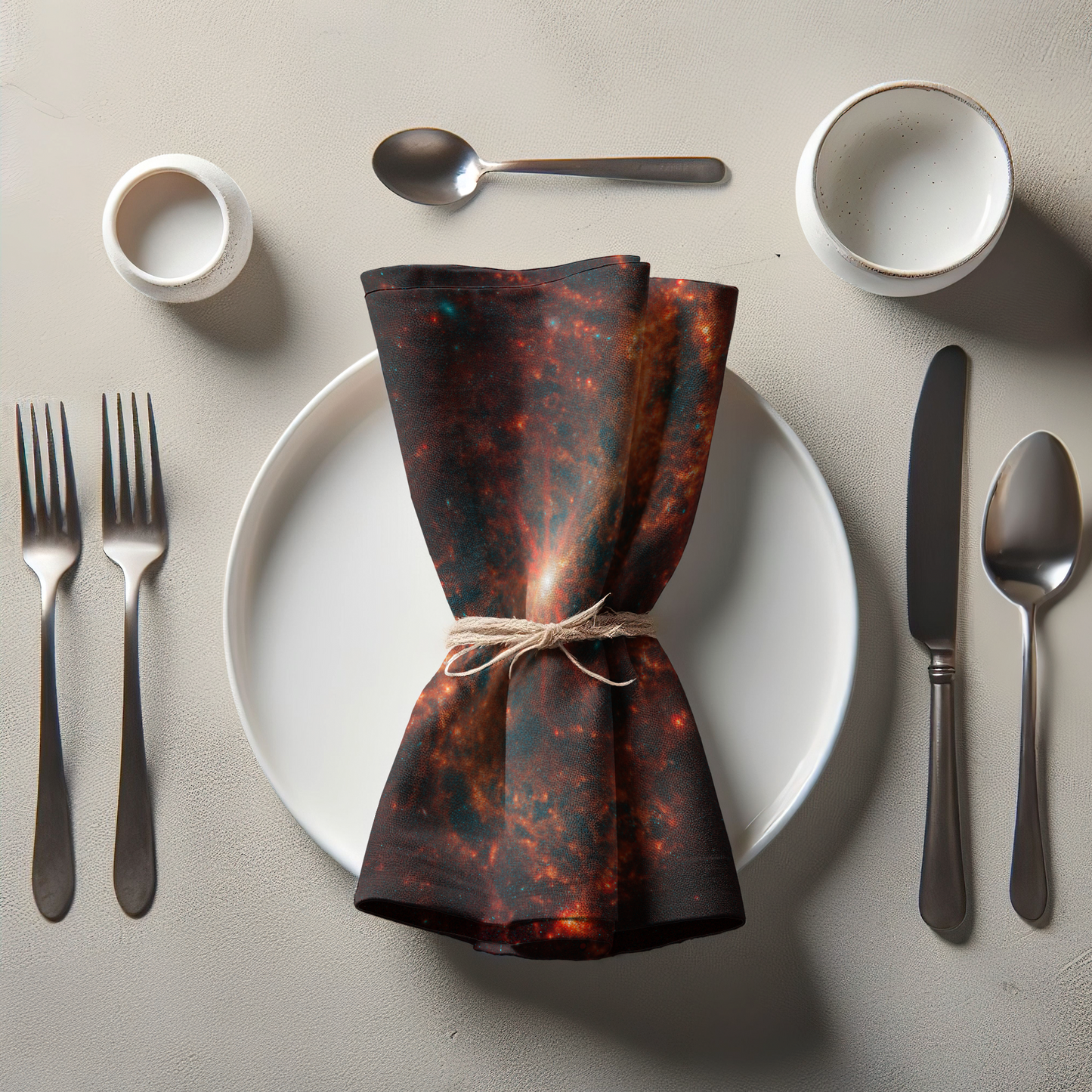 ONE Galaxy Napkin - Space Dancer in Organic Cotton Voile