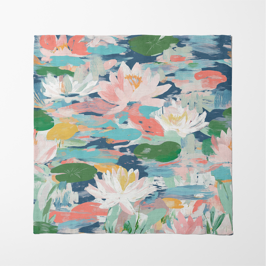 Giverny Gardens Napkin in Waterlily