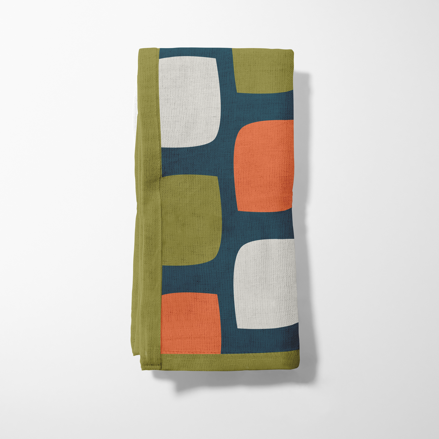 Squared Off Napkin in Green