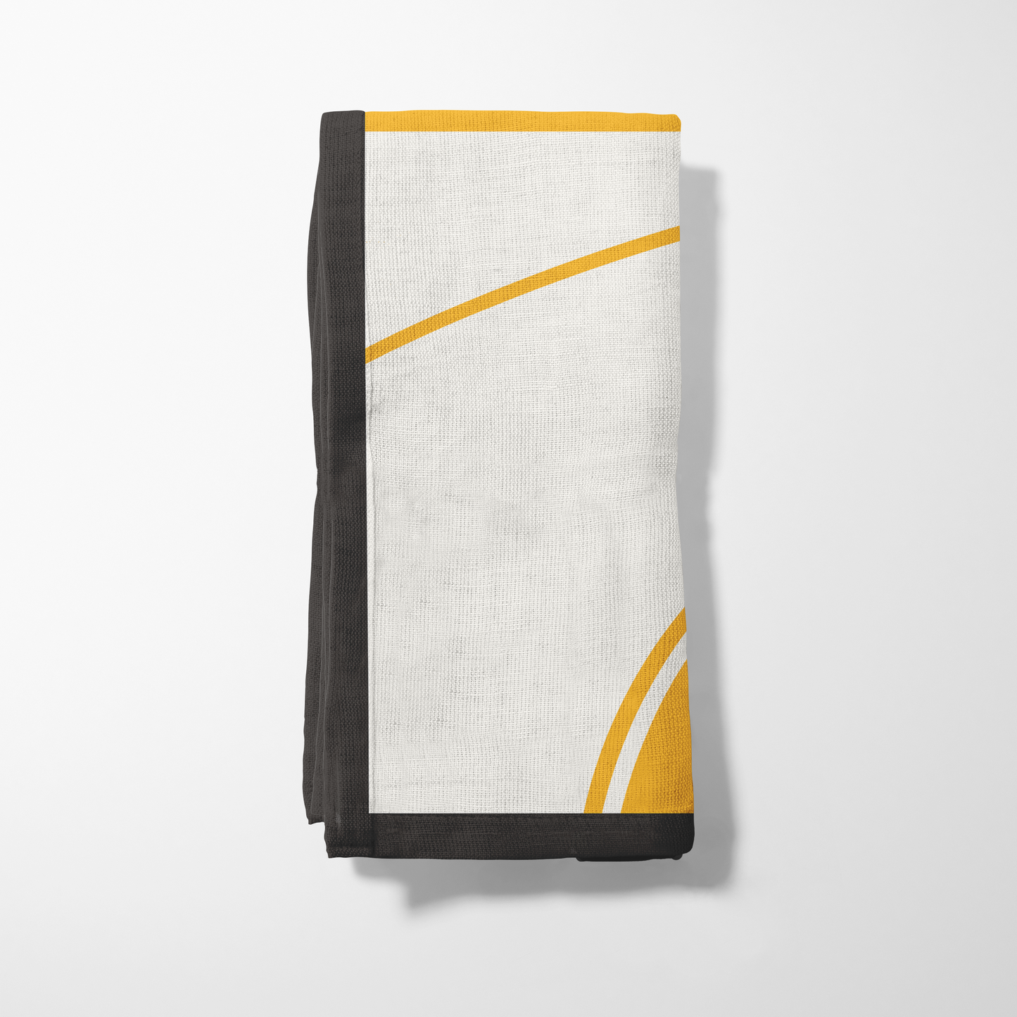 Black and Gold Basketball Napkin