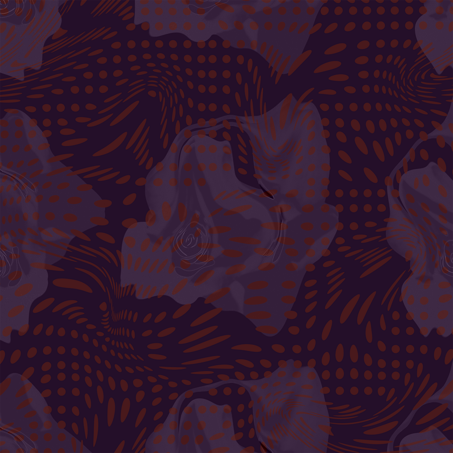 Purple Anthuriums Tea Towel in Mid Weight Cotton Twill