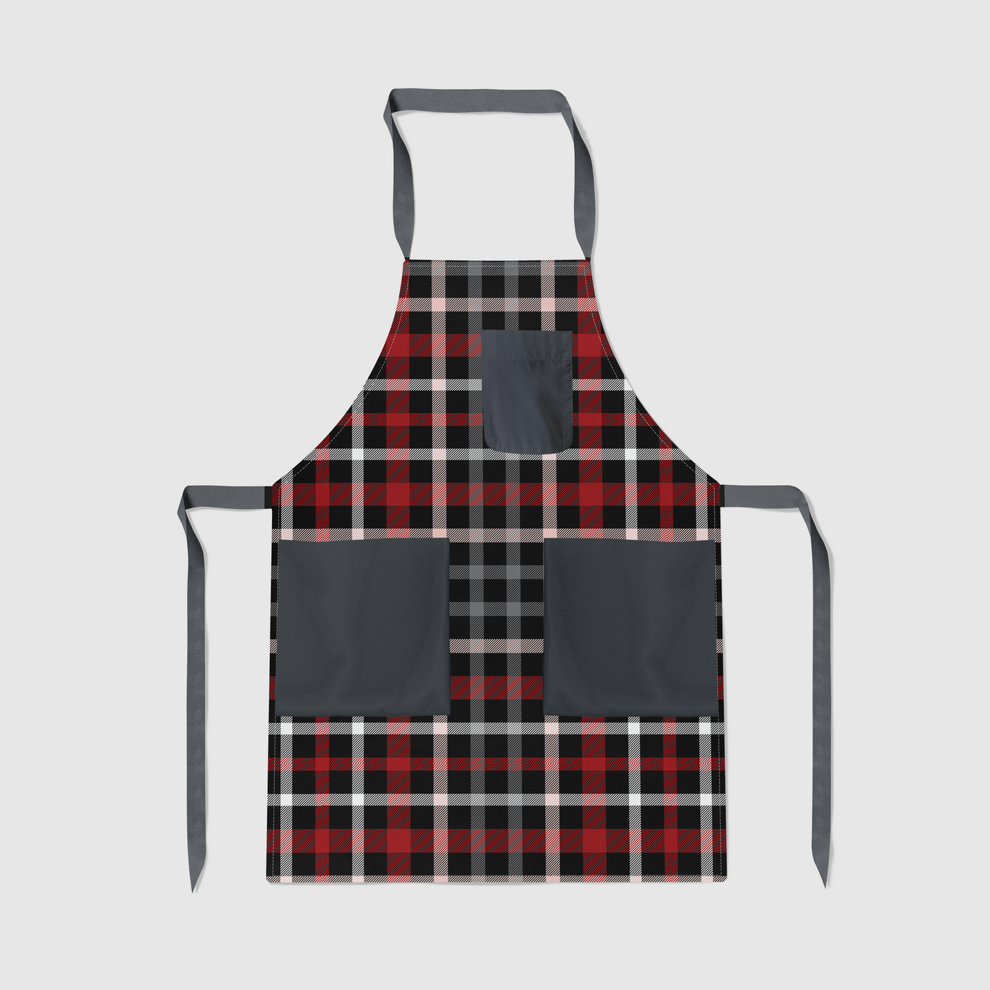 The Violator Plaid Full Chef Apron in Mid Weight Cotton Twill