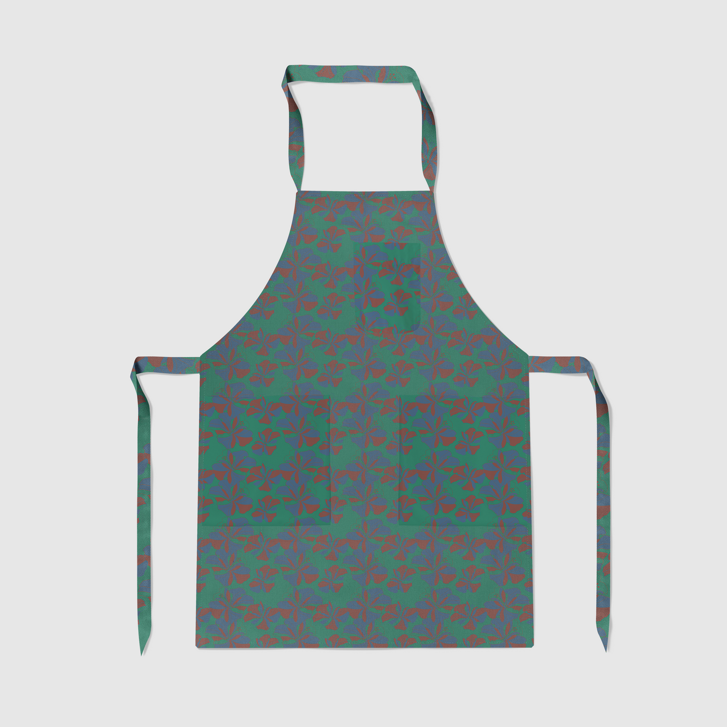 Tropical Cayena Full Chef Apron in Green