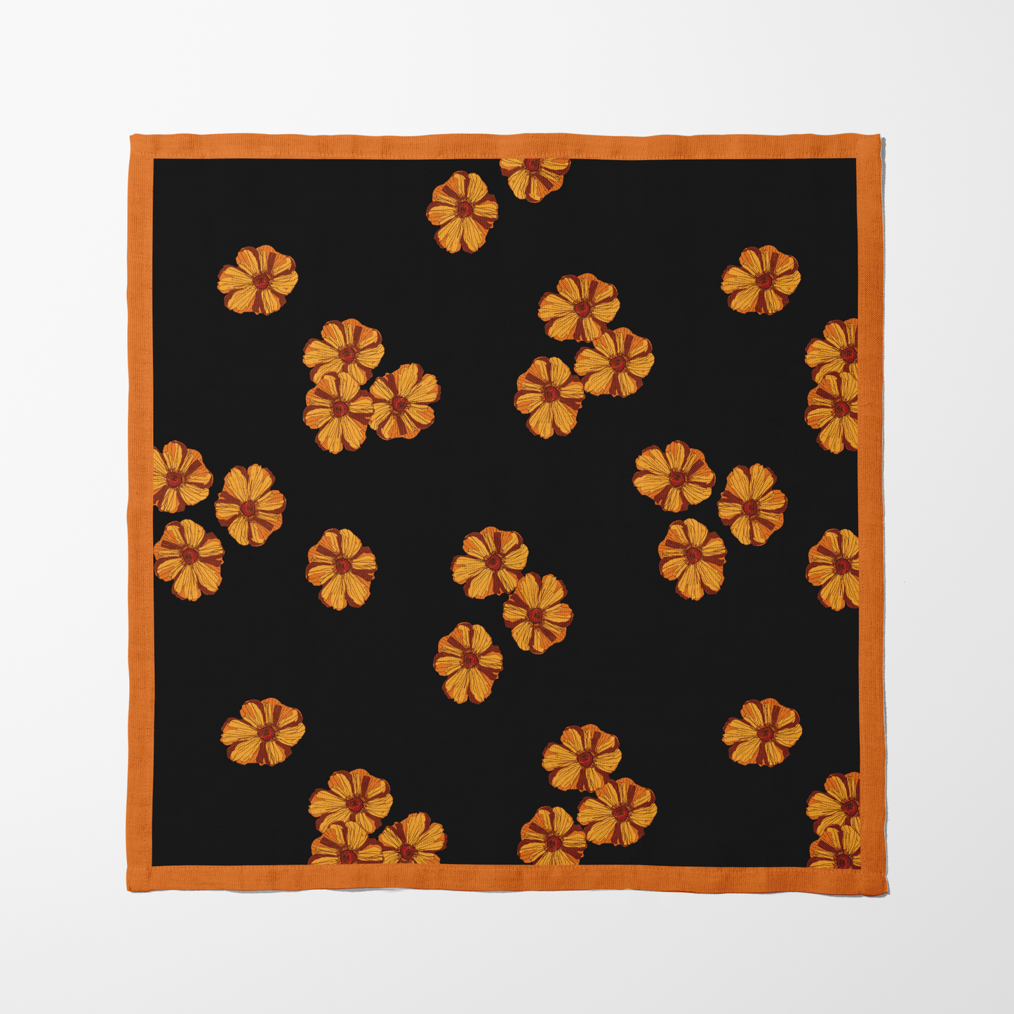 Black Poppies Napkin