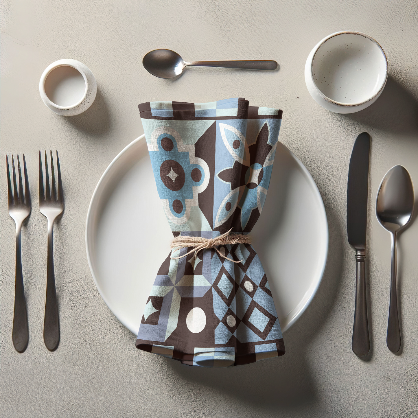 Ground Oporto Napkin in Lightweight Linen